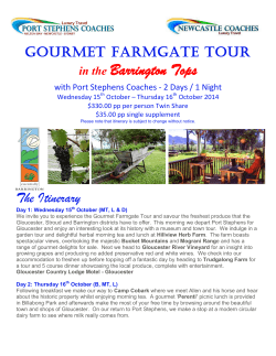 Barrington Tops  GOURMET FARMGATE TOUR in the