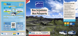 Bus Schedules ICElAnD on youR own