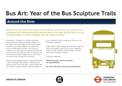 Bus Art: Year of the Bus Sculpture Trails Around the River