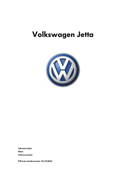 Volkswagen Jetta Tekniset tiedot Mitat Vakiovarusteet