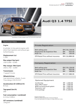 Audi Q3 1.4 TFSI
