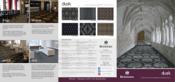 dusk Innovative stocked carpets designed for hospitality and leisure