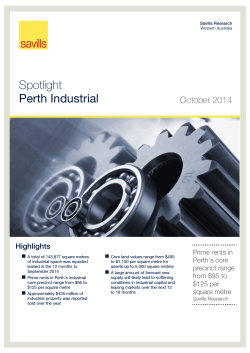 Spotlight Perth Industrial October 2014 Highlights