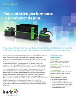 Concentrated performance in a compact design.