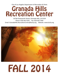 City of Los Angeles Department of Recreation &amp; Parks