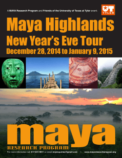 maya Maya Highlands New Year’s Eve Tour
