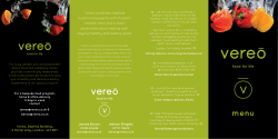 “ Vereo combines medical nutritional experts with Michelin
