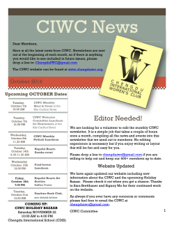 CIWC News