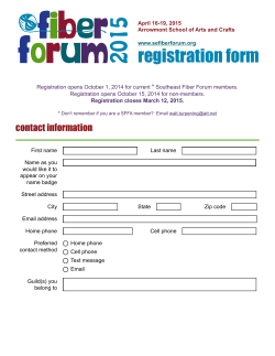 registration form  *