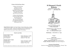 St Margaret’s Parish Bulletin