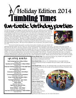 umbling Times Holiday Edition 2014