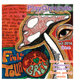 PlayGrounds free m a g a z i n e oct 2014
