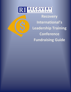 Recovery International’s Leadership Training Conference
