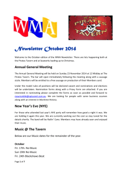 Newsletter October 2014