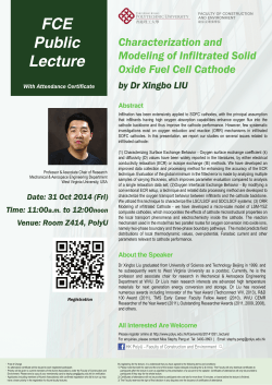 FCE Public Lecture Characterization and