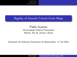 Rigidity of Smooth Critical Circle Maps Pablo Guarino