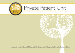 Private Patient Unit PPU