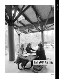 Fall 2014 Classes fall 2 01