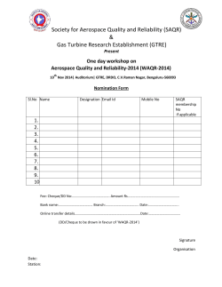 Society for Aerospace Quality and Reliability (SAQR) &amp; One day workshop on