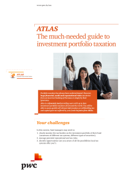 ATLAS The much-needed guide to investment portfolio taxation