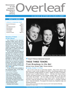 Overleaf Newsletter of the Hewlett-