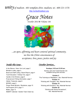 Grace Notes unity