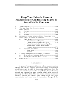 Keep Your Friends Close: A Framework for Addressing Rights to