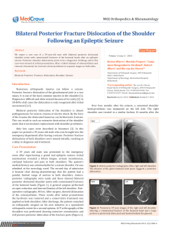 Bilateral Posterior Fracture Dislocation of the Shoulder Following an Epileptic Seizure