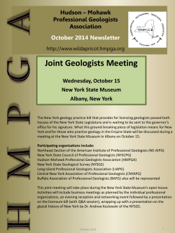 Joint Geologists Meeting