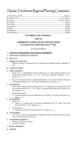 Houma-Terrebonne Regional Planning Commission