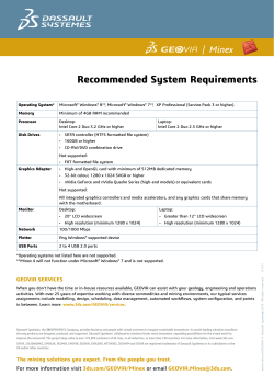 Recommended System Requirements |  Minex
