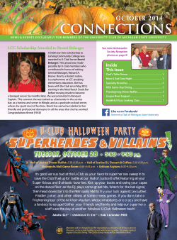 ConneCtions OCTOber 2014