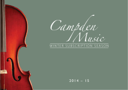 Campden Music  2 0 1 4   –   1...