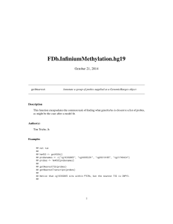 FDb.InfiniumMethylation.hg19 October 21, 2014