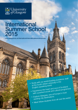 International Summer School 2015