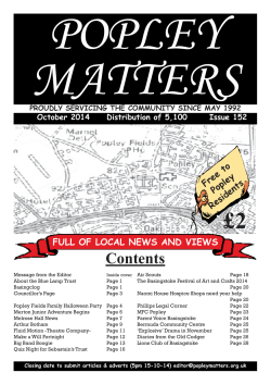 POPLEY MATTERS £2 Contents