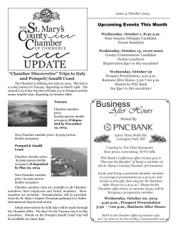 UPDATE Upcoming Events This Month &ldquo;Chamber Discoveries&rdquo; Trips to Italy