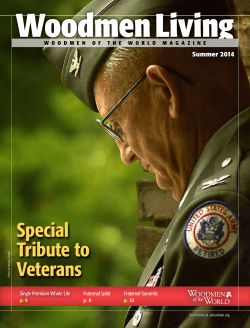 Special Tribute to Veterans Summer 2014