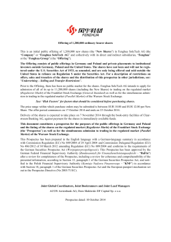 New  Shares Company Fenghua Group
