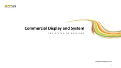 Commercial Display and System  1