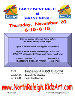 FAMILY PAINT NIGHT at DURANT MIDDLE