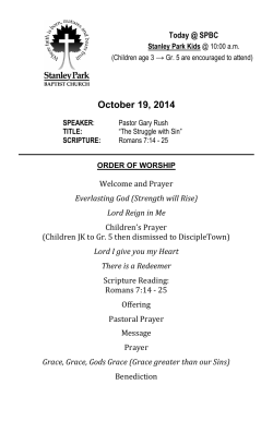 October 19, 2014  Today @ SPBC →