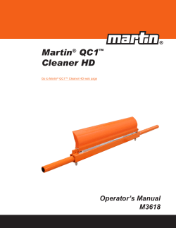 Martin QC1  Cleaner HD
