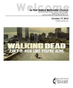 Don’t Die Alone October 19, 2014  Traditional Service