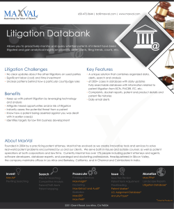Litigation Databank