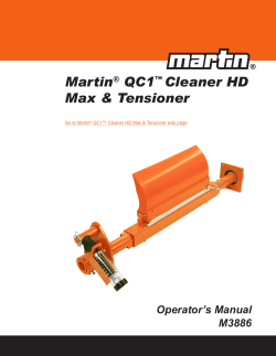 Martin QC1 Cleaner HD Max &amp; Tensioner