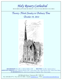 Holy Rosary Cathedral T N S