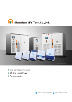 Shenzhen JFY Tech.Co.,Ltd. Grid-Connected Inverters Off-Grid Hybrid Power PV Accessories