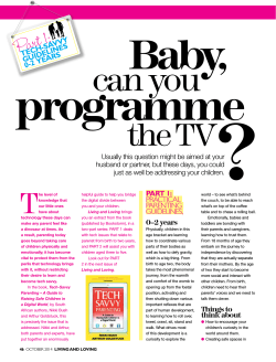 ? programme  the TV