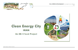 Clean Energy City  IRAN An EB-5 fund Project